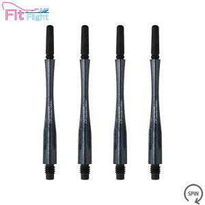 COSMO DARTS(�R�X���_�[�c) Fit Shaft COLOR Carbon(�t�B�b�g�V���t�g �J���[�J�[�{��) �n�C�u���b�h �X�s�� �p�[���u���b�N ��8���@(�_�[�c �V���t�g darts shaft Hybrid Spin Pearl Black)