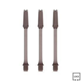 EDGE SPORTS(エッジスポーツ) マスターシャフトPLUS クリアブラック ＜ミディアム＞　(ダーツ シャフト darts shaft Master Shaft プラス Clear Black)