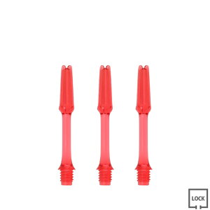 EDGE SPORTS(�G�b�W�X�|�[�c) �}�X�^�[�V���t�gPLUS �N���A���b�h ���V���[�g���@(�_�[�c �V���t�g darts shaft Master Shaft �v���X Clear Red)