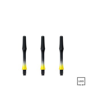 JOKERDRIVER(�W���[�J�[�h���C�o�[) ��-ZERO- Gradation SHAFT ���u���b�N �����^�C�v�� 24mm(I) ���C�G���[���@(�_�[�c �V���t�g darts shaft Black Yellow �� �[���V���t�g �O���f�[�V���� �v���N�e�B�X)