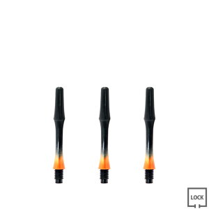 JOKERDRIVER(�W���[�J�[�h���C�o�[) ��-ZERO- Gradation SHAFT ���u���b�N �����^�C�v�� 24mm(I) ���I�����W���@(�_�[�c �V���t�g darts shaft Black Orange �� �[���V���t�g �O���f�[�V���� �v���N�e�B�X)