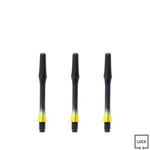 JOKERDRIVER(�W���[�J�[�h���C�o�[) ��-ZERO- Gradation SHAFT ���u���b�N �����^�C�v�� 28.5mm(IL) ���C�G���[���@(�_�[�c �V���t�g darts shaft Black Yellow �� �[���V���t�g �O���f�[�V���� �v���N�e�B�X)