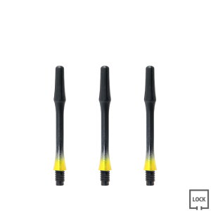 JOKERDRIVER(�W���[�J�[�h���C�o�[) ��-ZERO- Gradation SHAFT ���u���b�N �����^�C�v�� 31mm(M) ���C�G���[���@(�_�[�c �V���t�g darts shaft Black Yellow �� �[���V���t�g �O���f�[�V���� �v���N�e�B�X)