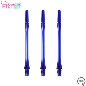 COSMO DARTS(�R�X���_�[�c) Fit Shaft GEAR(�t�B�b�g�V���t�g �M�A) �X���� �X�s�� D�u���[ ��8���@(�_�[�c �V���t�g darts shaft Slim Spin Blue)