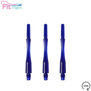 COSMO DARTS(�R�X���_�[�c) Fit Shaft GEAR(�t�B�b�g�V���t�g �M�A) �n�C�u���b�h �X�s�� D�u���[ ��5���@(�_�[�c �V���t�g darts shaft Hybrid Spin Blue)