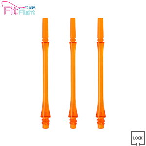 COSMO DARTS(�R�X���_�[�c) Fit Shaft GEAR(�t�B�b�g�V���t�g �M�A) �X���� ���b�N �I�����W ��8���@(�_�[�c �V���t�g darts shaft Slim Lock Orange)
