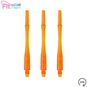 COSMO DARTS(�R�X���_�[�c) Fit Shaft GEAR(�t�B�b�g�V���t�g �M�A) �n�C�u���b�h �X�s�� �I�����W ��8���@(�_�[�c �V���t�g darts shaft Hybrid Spin Orange)
