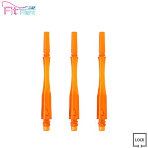 COSMO DARTS(RX_[c) Fit Shaft GEAR(tBbgVtg MA) nCubh bN IW 6@(_[c Vtg darts shaft Hybrid Lock Orange)