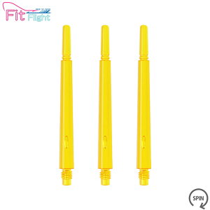 COSMO DARTS(RX_[c) Fit Shaft GEAR(tBbgVtg MA) m[} Xs CG[ 8@(_[c Vtg Normal Spin Yellow)