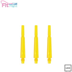 COSMO DARTS(�R�X���_�[�c) Fit Shaft GEAR(�t�B�b�g�V���t�g �M�A) �m�[�}�� ���b�N �C�G���[ ��3���@(�_�[�c �V���t�g darts shaft Normal Lock Yellow)