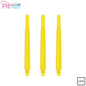 COSMO DARTS(�R�X���_�[�c) Fit Shaft GEAR(�t�B�b�g�V���t�g �M�A) �m�[�}�� ���b�N �C�G���[ ��7���@(�_�[�c �V���t�g darts shaft Normal Lock Yellow)