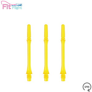 COSMO DARTS(RX_[c) Fit Shaft GEAR(tBbgVtg MA) X Xs CG[ 5@(_[c Vtg darts shaft Slim Spin Yellow)