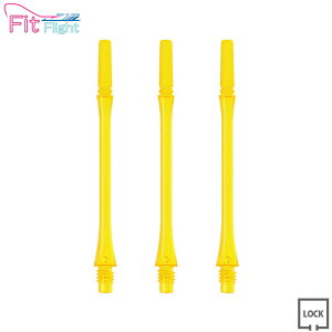 COSMO DARTS(�R�X���_�[�c) Fit Shaft GEAR(�t�B�b�g�V���t�g �M�A) �X���� ���b�N �C�G���[ ��8���@(�_�[�c �V���t�g darts shaft Slim Lock Yellow)