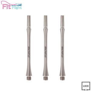COSMO DARTS(�R�X���_�[�c) Fit Shaft TiTANIUM(�t�B�b�g�V���t�g �`�^�j�E��) �X���� ���b�N �v���[�� ��8���@(�_�[�c �V���t�g darts shaft Slim Lock)