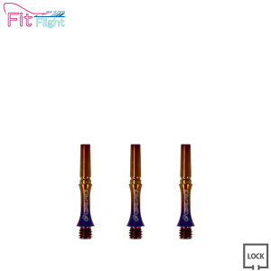COSMO DARTS(�R�X���_�[�c) Fit Shaft TiTANIUM(�t�B�b�g�V���t�g �`�^�j�E��) �X���� ���b�N �Ă��F ��1���@(�_�[�c �V���t�g darts shaft Slim Lock)