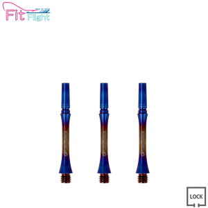 COSMO DARTS(�R�X���_�[�c) Fit Shaft TiTANIUM(�t�B�b�g�V���t�g �`�^�j�E��) �X���� ���b�N �Ă��F ��3���@(�_�[�c �V���t�g darts shaft Slim Lock)