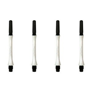 COSMO DARTS(�R�X���_�[�c) Fit Shaft COLOR Carbon(�t�B�b�g�V���t�g �J���[�J�[�{��) �X���� �p�[���z���C�g�@(�_�[�c �V���t�g darts shaft Slim Pearl White)