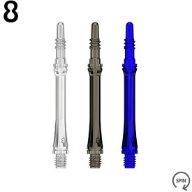 8FLIGHT(エイトフライト) HOSHINO DORIC シャフト SPIN 星野光正選手モデル　(ダーツ シャフト darts shaft)