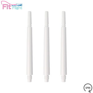 COSMO DARTS(�R�X���_�[�c) Fit Shaft GEAR(�t�B�b�g�V���t�g �M�A) �m�[�}�� �X�s�� �z���C�g ��8���@(�_�[�c �V���t�g darts shaft Normal Spin White)