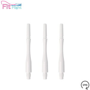 COSMO DARTS(�R�X���_�[�c) Fit Shaft GEAR(�t�B�b�g�V���t�g �M�A) �n�C�u���b�h �X�s�� �z���C�g ��5���@(�_�[�c �V���t�g darts shaft Hybrid Spin White)