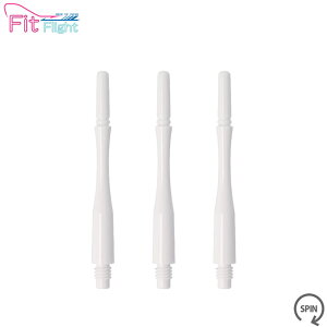COSMO DARTS(�R�X���_�[�c) Fit Shaft GEAR(�t�B�b�g�V���t�g �M�A) �n�C�u���b�h �X�s�� �z���C�g ��6���@(�_�[�c �V���t�g darts shaft Hybrid Spin White)