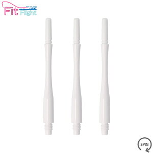 COSMO DARTS(�R�X���_�[�c) Fit Shaft GEAR(�t�B�b�g�V���t�g �M�A) �n�C�u���b�h �X�s�� �z���C�g ��8���@(�_�[�c �V���t�g darts shaft Hybrid Spin White)