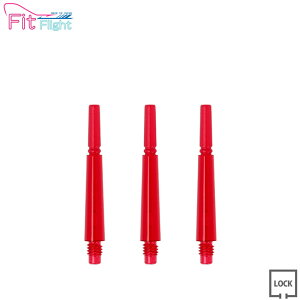COSMO DARTS(�R�X���_�[�c) Fit Shaft GEAR(�t�B�b�g�V���t�g �M�A) �m�[�}�� ���b�N ���b�h ��3���@(�_�[�c �V���t�g darts shaft Normal Lock Red)