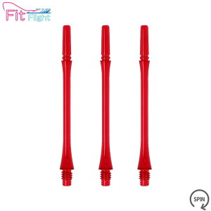 COSMO DARTS(�R�X���_�[�c) Fit Shaft GEAR(�t�B�b�g�V���t�g �M�A) �X���� �X�s�� ���b�h ��8���@(�_�[�c �V���t�g darts shaft Slim Spin Red)