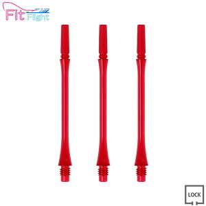 COSMO DARTS(�R�X���_�[�c) Fit Shaft GEAR(�t�B�b�g�V���t�g �M�A) �X���� ���b�N ���b�h ��8���@(�_�[�c �V���t�g darts shaft Slim Lock Red)