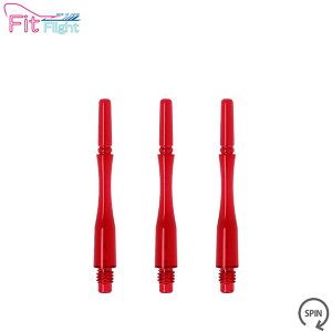 COSMO DARTS(�R�X���_�[�c) Fit Shaft GEAR(�t�B�b�g�V���t�g �M�A) �n�C�u���b�h �X�s�� ���b�h ��4���@(�_�[�c �V���t�g darts shaft Hybrid Spin Red)
