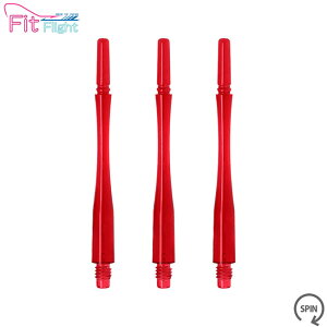 COSMO DARTS(�R�X���_�[�c) Fit Shaft GEAR(�t�B�b�g�V���t�g �M�A) �n�C�u���b�h �X�s�� ���b�h ��8���@(�_�[�c �V���t�g darts shaft Hybrid Spin Red)