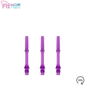 COSMO DARTS(�R�X���_�[�c) Fit Shaft GEAR(�t�B�b�g�V���t�g �M�A) �X���� �X�s�� �p�[�v�� ��2���@(�_�[�c �V���t�g darts shaft Slim Spin Purple)