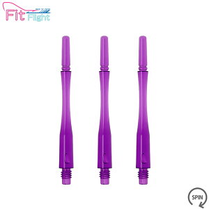 COSMO DARTS(RX_[c) Fit Shaft GEAR(tBbgVtg MA) nCubh Xs p[v 7@(_[c Vtg darts shaft Hybrid Spin Purple)