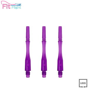 COSMO DARTS(�R�X���_�[�c) Fit Shaft GEAR(�t�B�b�g�V���t�g �M�A) �n�C�u���b�h ���b�N �p�[�v�� ��4���@(�_�[�c �V���t�g darts shaft Hybrid Lock Purple)