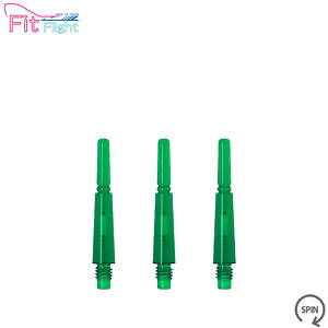COSMO DARTS(RX_[c) Fit Shaft GEAR(tBbgVtg MA) m[} Xs O[ 2@(_[c Vtg darts shaft Normal Spin Green)