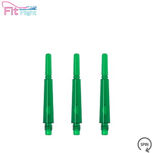 COSMO DARTS(RX_[c) Fit Shaft GEAR(tBbgVtg MA) m[} Xs O[ 3@(_[c Vtg darts shaft Normal Spin Green)