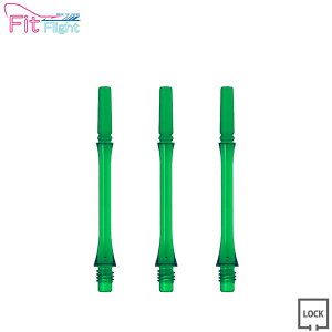 COSMO DARTS(RX_[c) Fit Shaft GEAR(tBbgVtg MA) X bN O[ 5@(_[c Vtg darts shaft Slim Lock Green)