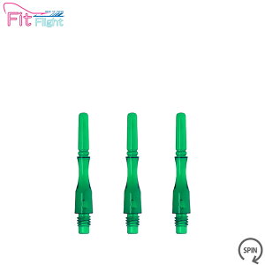 COSMO DARTS(RX_[c) Fit Shaft GEAR(tBbgVtg MA) nCubh Xs O[ 2@(_[c Vtg darts shaft Hybrid Spin Green)