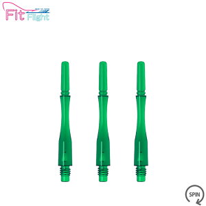 COSMO DARTS(RX_[c) Fit Shaft GEAR(tBbgVtg MA) nCubh Xs O[ 4@(_[c Vtg darts shaft Hybrid Spin Green)