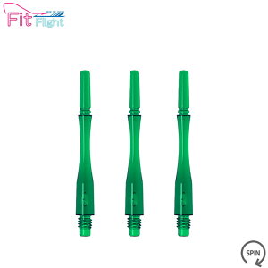 COSMO DARTS(RX_[c) Fit Shaft GEAR(tBbgVtg MA) nCubh Xs O[ 5@(_[c Vtg darts shaft Hybrid Spin Green)