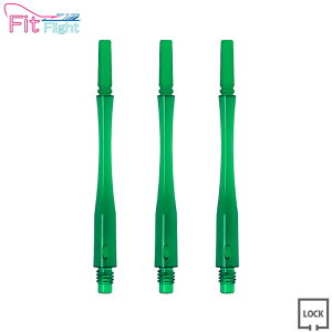 COSMO DARTS(�R�X���_�[�c) Fit Shaft GEAR(�t�B�b�g�V���t�g �M�A) �n�C�u���b�h ���b�N �O���[�� ��8���@(�_�[�c �V���t�g darts shaft Hybrid Lock Green)