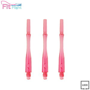 COSMO DARTS(�R�X���_�[�c) Fit Shaft GEAR(�t�B�b�g�V���t�g �M�A) �n�C�u���b�h ���b�N �s���N ��6���@(�_�[�c �V���t�g darts shaft Hybrid Lock Pink)