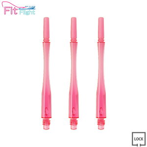 COSMO DARTS(�R�X���_�[�c) Fit Shaft GEAR(�t�B�b�g�V���t�g �M�A) �n�C�u���b�h ���b�N �s���N ��8���@(�_�[�c �V���t�g darts shaft Hybrid Lock Pink)