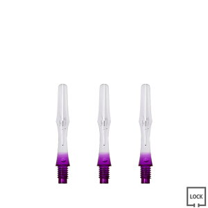 JOKERDRIVER(�W���[�J�[�h���C�o�[) ��-ZERO- Gradation SHAFT ���N���A �����^�C�v�� 18mm(S) ���p�[�v�����@(�_�[�c �V���t�g darts shaft Clear Purple �[���V���t�g �O���f�[�V���� �v���N�e�B�X)