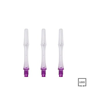 JOKERDRIVER(�W���[�J�[�h���C�o�[) ��-ZERO- Gradation SHAFT ���N���A �����^�C�v�� 24mm(I) ���p�[�v�����@(�_�[�c �V���t�g darts shaft Clear Purple �[���V���t�g �O���f�[�V���� �v���N�e�B�X)