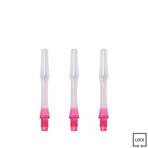 JOKERDRIVER(�W���[�J�[�h���C�o�[) ��-ZERO- Gradation SHAFT ���N���A �����^�C�v�� 24mm(I) ���s���N���@(�_�[�c �V���t�g darts shaft Clear Pink �[���V���t�g �O���f�[�V���� �v���N�e�B�X)