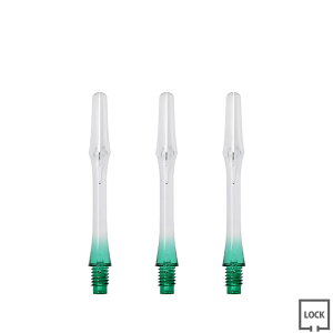 JOKERDRIVER(�W���[�J�[�h���C�o�[) ��-ZERO- Gradation SHAFT ���N���A �����^�C�v�� 28.5mm(IL) ���O���[�����@(�_�[�c �V���t�g darts shaft Clear Green �[���V���t�g �O���f�[�V���� �v���N�e�B�X)