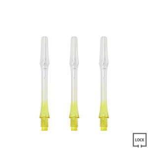 JOKERDRIVER(�W���[�J�[�h���C�o�[) ��-ZERO- Gradation SHAFT ���N���A �����^�C�v�� 31mm(M) ���C�G���[���@(�_�[�c �V���t�g darts shaft Clear Yellow �[���V���t�g �O���f�[�V���� �v���N�e�B�X)