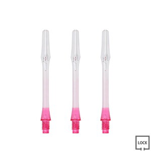JOKERDRIVER(�W���[�J�[�h���C�o�[) ��-ZERO- Gradation SHAFT ���N���A �����^�C�v�� 35mm(ML) ���s���N���@(�_�[�c �V���t�g darts shaft Clear Pink �[���V���t�g �O���f�[�V���� �v���N�e�B�X)