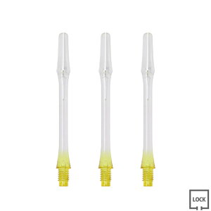 JOKERDRIVER(�W���[�J�[�h���C�o�[) ��-ZERO- Gradation SHAFT ���N���A �����^�C�v�� 38.5mm(XL) ���C�G���[���@(�_�[�c �V���t�g darts shaft Clear Yellow �[���V���t�g �O���f�[�V���� �v���N�e�B�X)